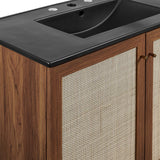Wren 36" Bathroom Vanity in Walnut Black
