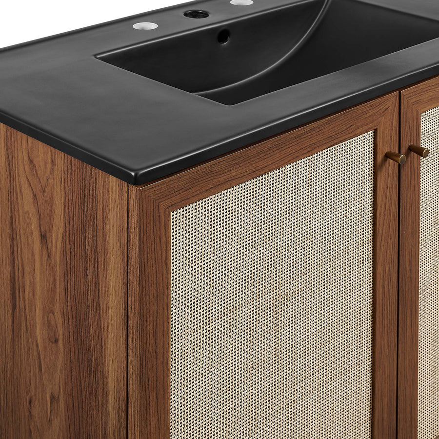Wren 36" Bathroom Vanity in Walnut Black
