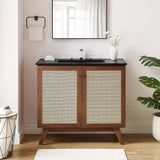 Wren 36" Bathroom Vanity in Walnut Black