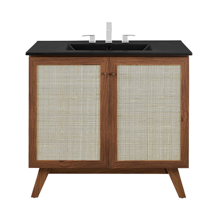 Soma 36" Bathroom Vanity in Walnut Black