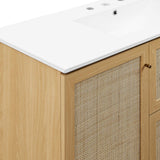 Wren 48" Single Sink Bathroom Vanity in Oak White