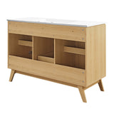 Wren 48" Single Sink Bathroom Vanity in Oak White