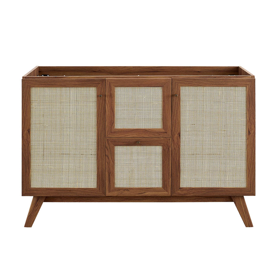 Wren 48" Single Sink Bathroom Vanity in Walnut White