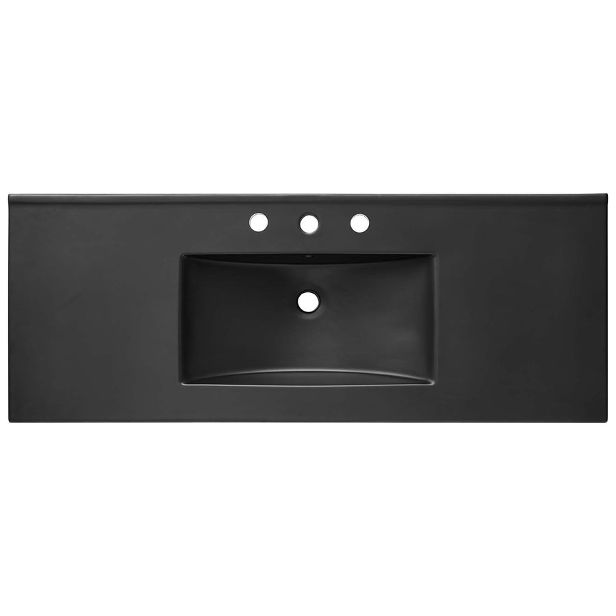 Wren 48" Single Sink Bathroom Vanity in Oak Black