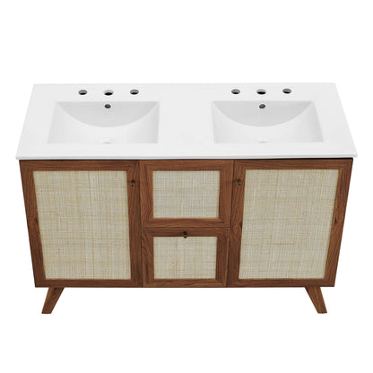 Soma 48" Double Sink Bathroom Vanity by Furniture For America