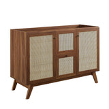 Wren 48" Double Sink Bathroom Vanity in Walnut White