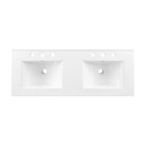 Wren 48" Double Sink Bathroom Vanity in Walnut White