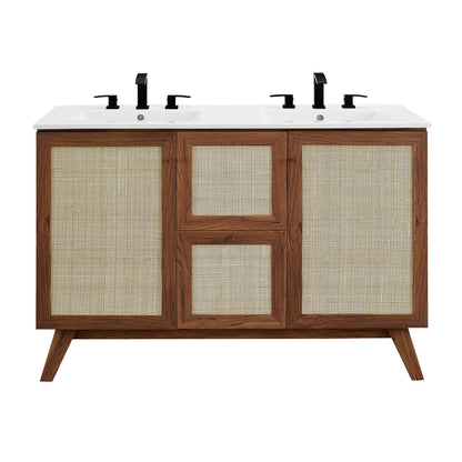 Soma 48" Double Sink Bathroom Vanity by Furniture For America