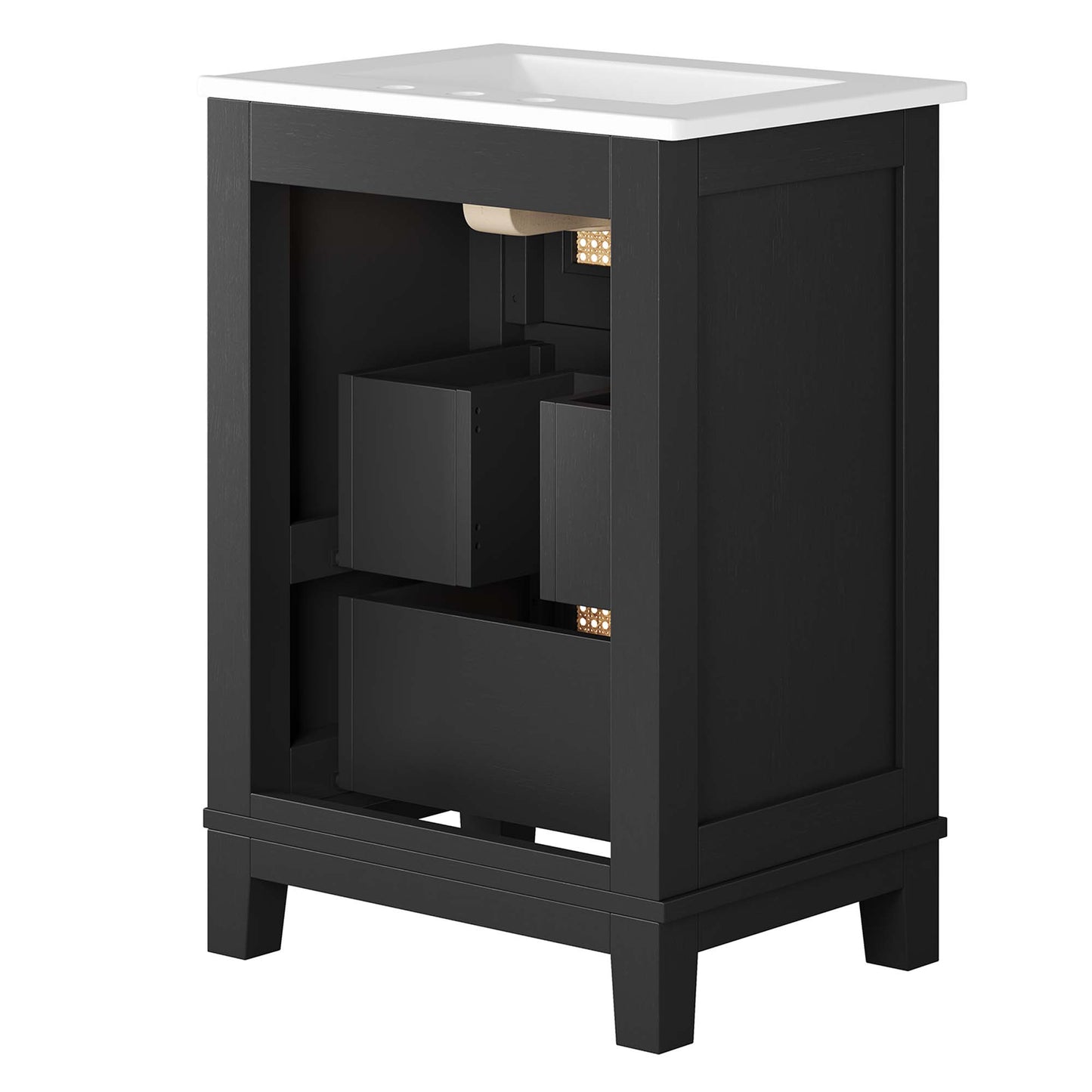 Dixie 24" Solid Wood Bathroom Vanity by Furniture For America