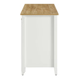 Hayes Kitchen Island in Oak White