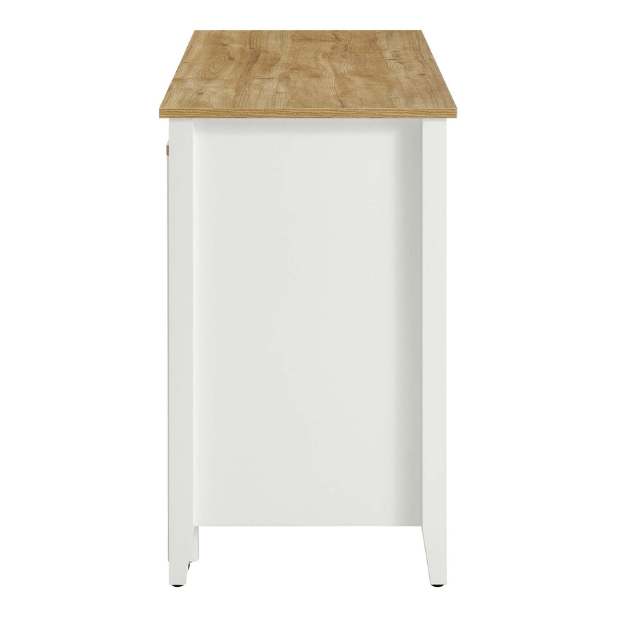 Hayes Kitchen Island in Oak White