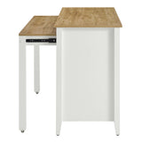 Hayes Kitchen Island in Oak White