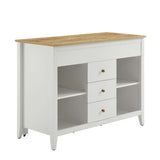 Dexter Kitchen Island in Oak White