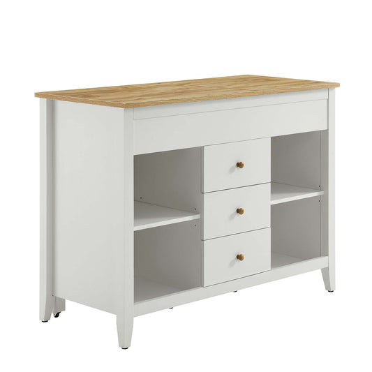 Farmstead Kitchen Island by Furniture For America