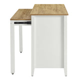 Dexter Kitchen Island in Oak White
