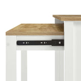 Dexter Kitchen Island in Oak White