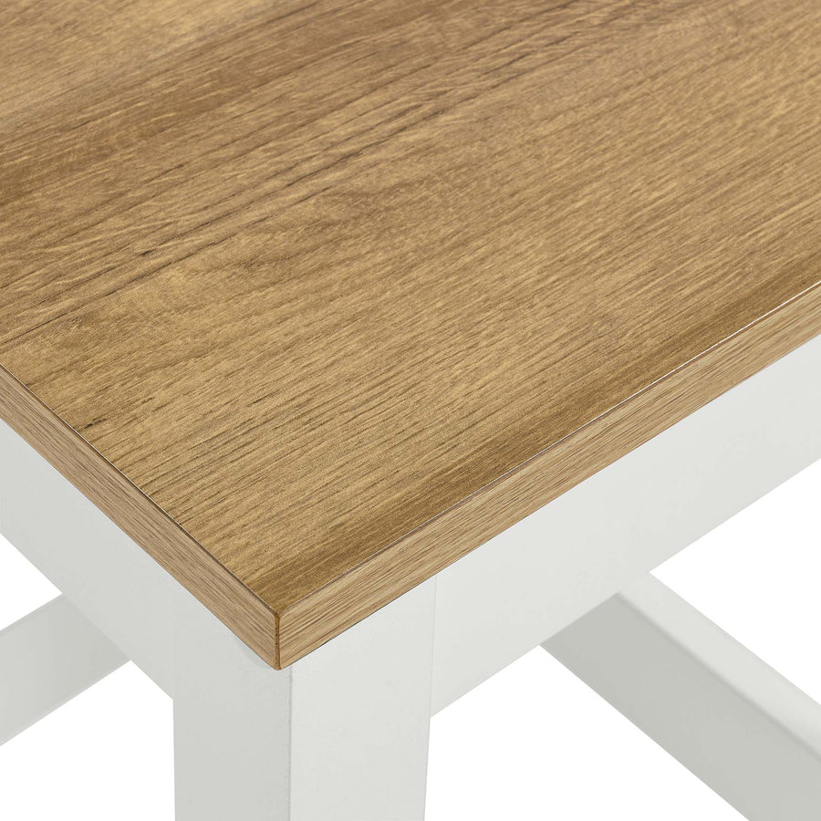 Vejle Kitchen Stool in Oak White