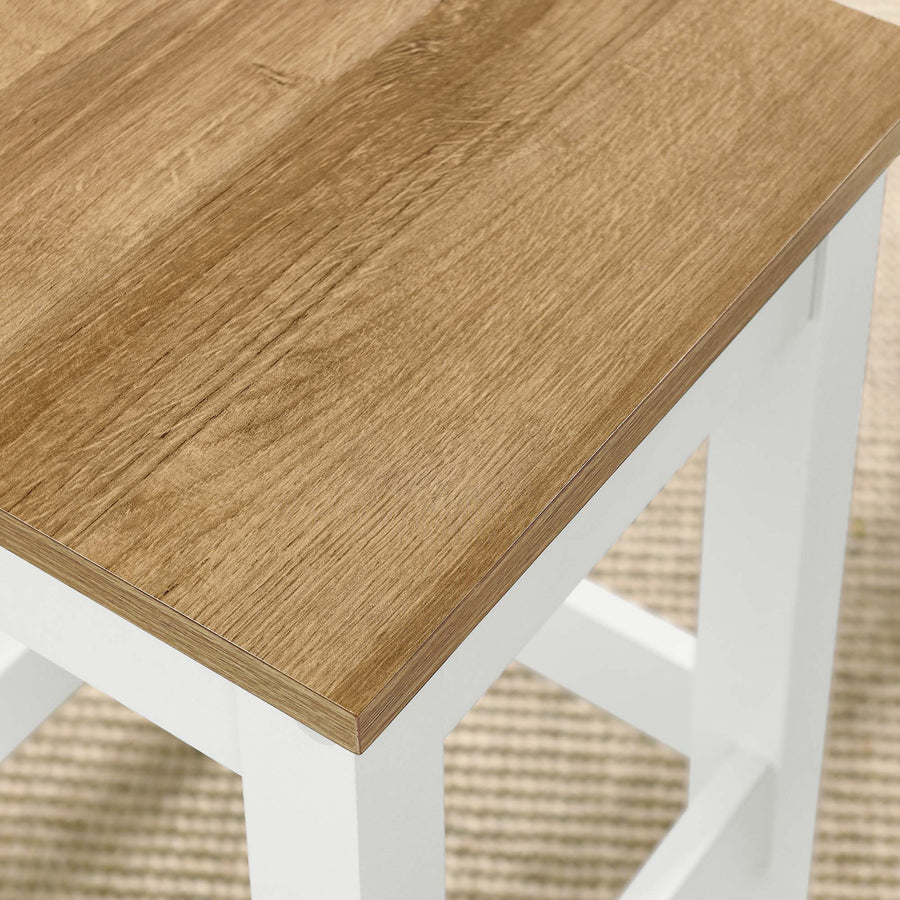 Vejle Kitchen Stool in Oak White