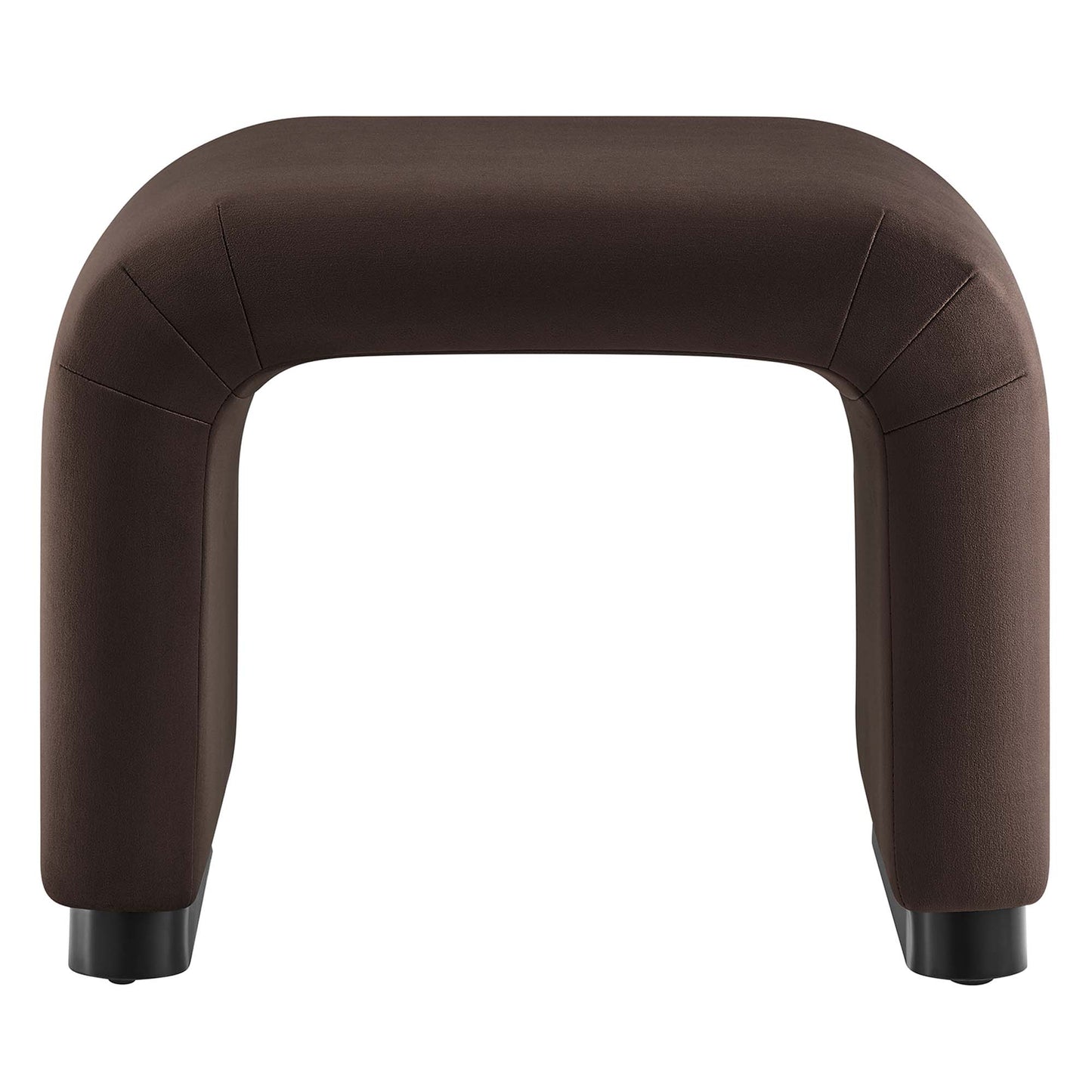 Koda Performance Velvet Waterfall Stool by Furniture For America