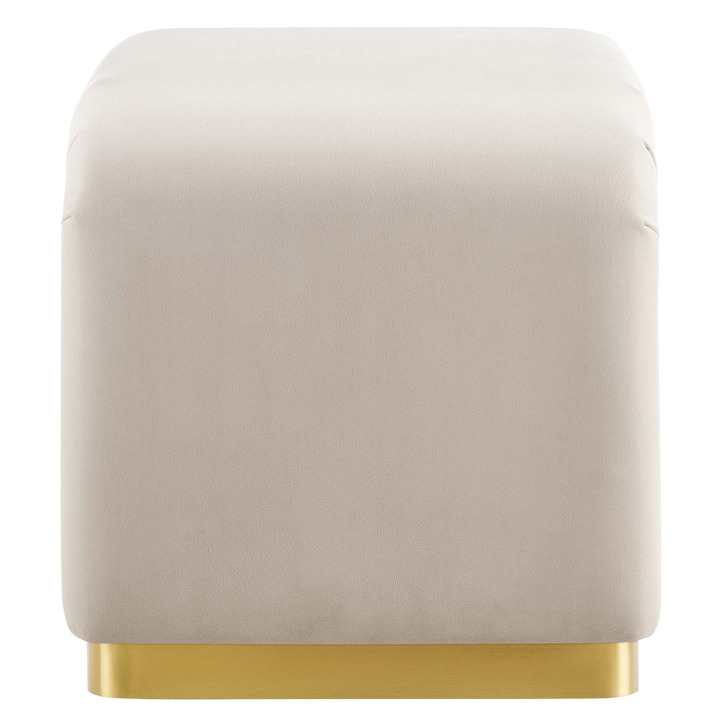 Koda Performance Velvet Waterfall Stool by Furniture For America