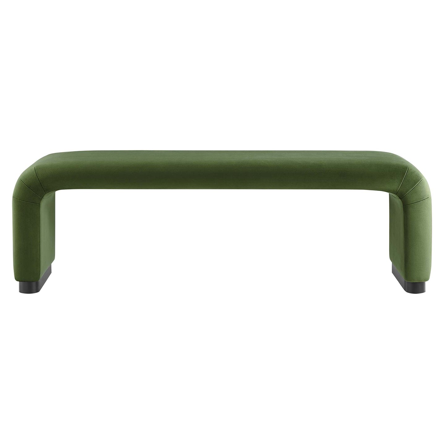 Koda Performance Velvet Waterfall Long Bench by Furniture For America