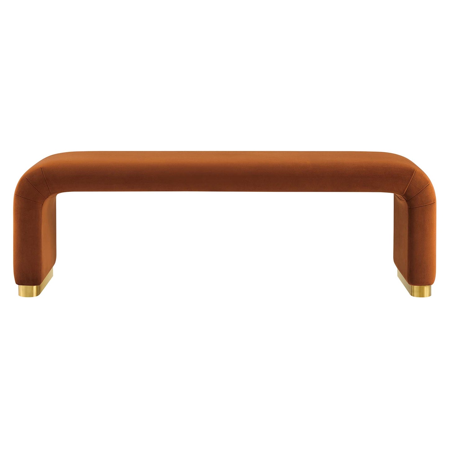 Koda Performance Velvet Waterfall Long Bench by Furniture For America