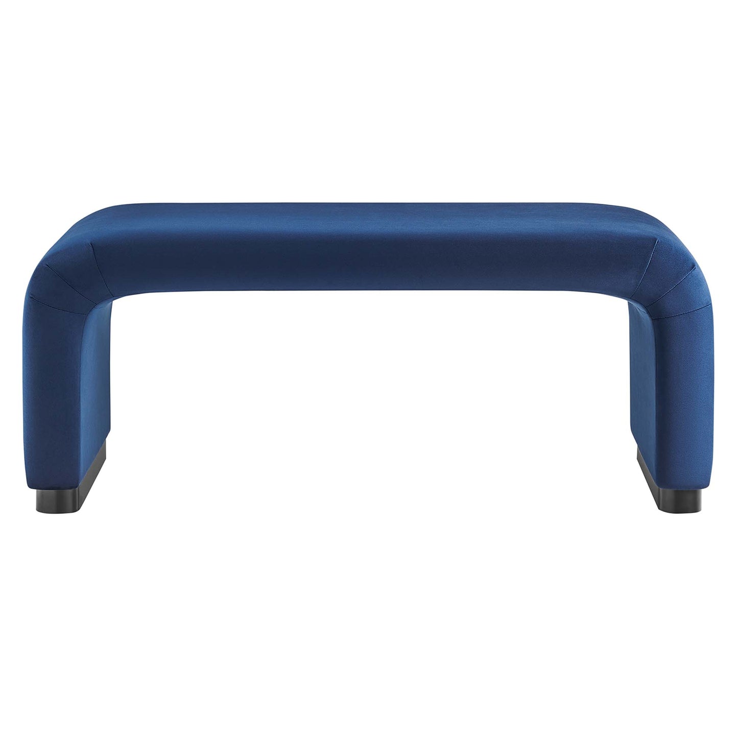 Koda Performance Velvet Waterfall Ottoman by Furniture For America