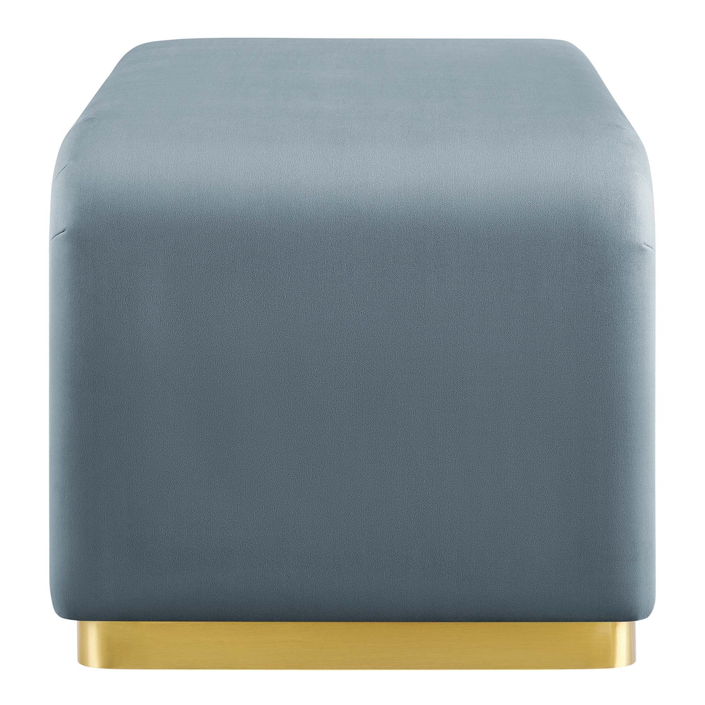 Koda Performance Velvet Waterfall Ottoman by Furniture For America