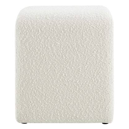 Simba Boucle Fabric Waterfall Stool by Furniture For America