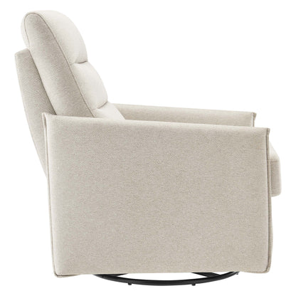 Etta Upholstered Fabric Lounge Chair by Furniture for America
