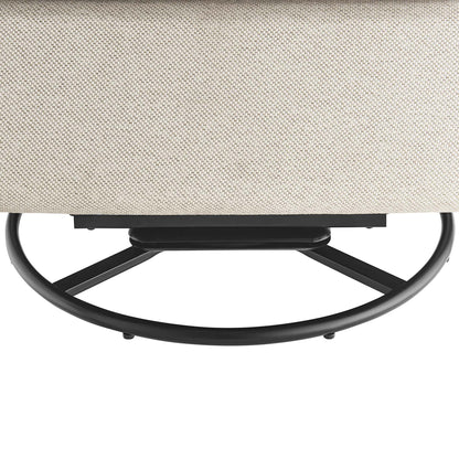 Etta Upholstered Fabric Lounge Chair by Furniture for America