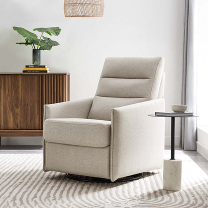 Etta Upholstered Fabric Lounge Chair by Furniture for America