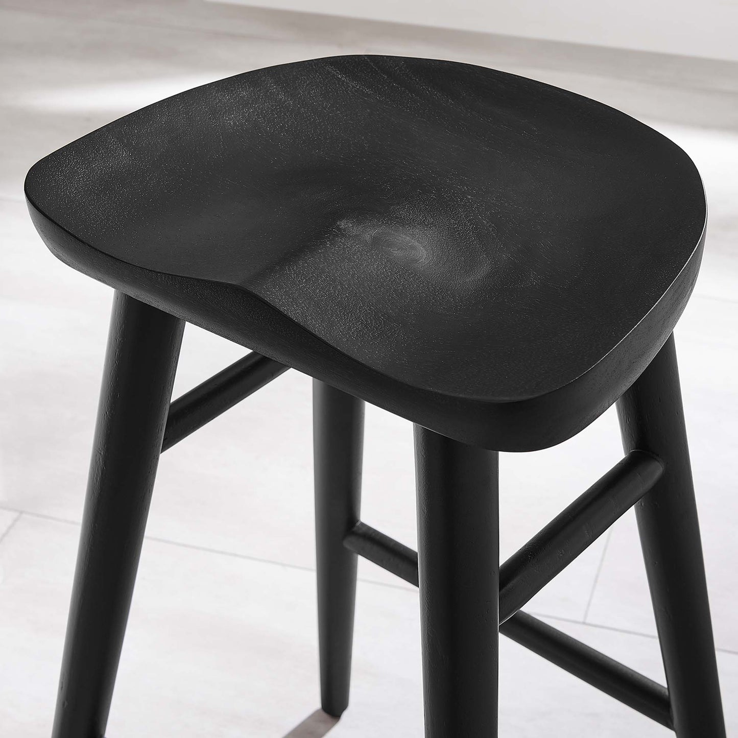 Saville Backless Wood Counter Stools Set of 2 by Furniture For America