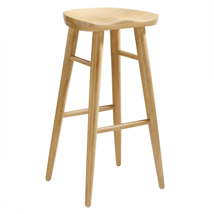 Saville Backless Wood Bar Stools Set of 2 by Furniture For America