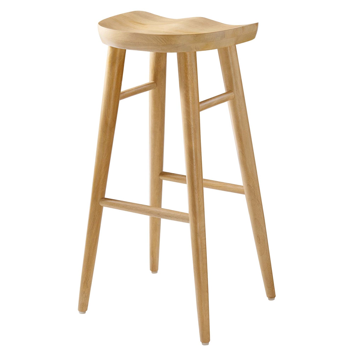 Saville Backless Wood Bar Stools Set of 2 by Furniture For America