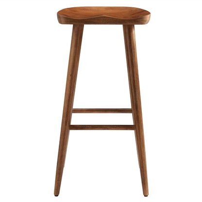 Saville Backless Wood Bar Stools Set of 2 by Furniture For America