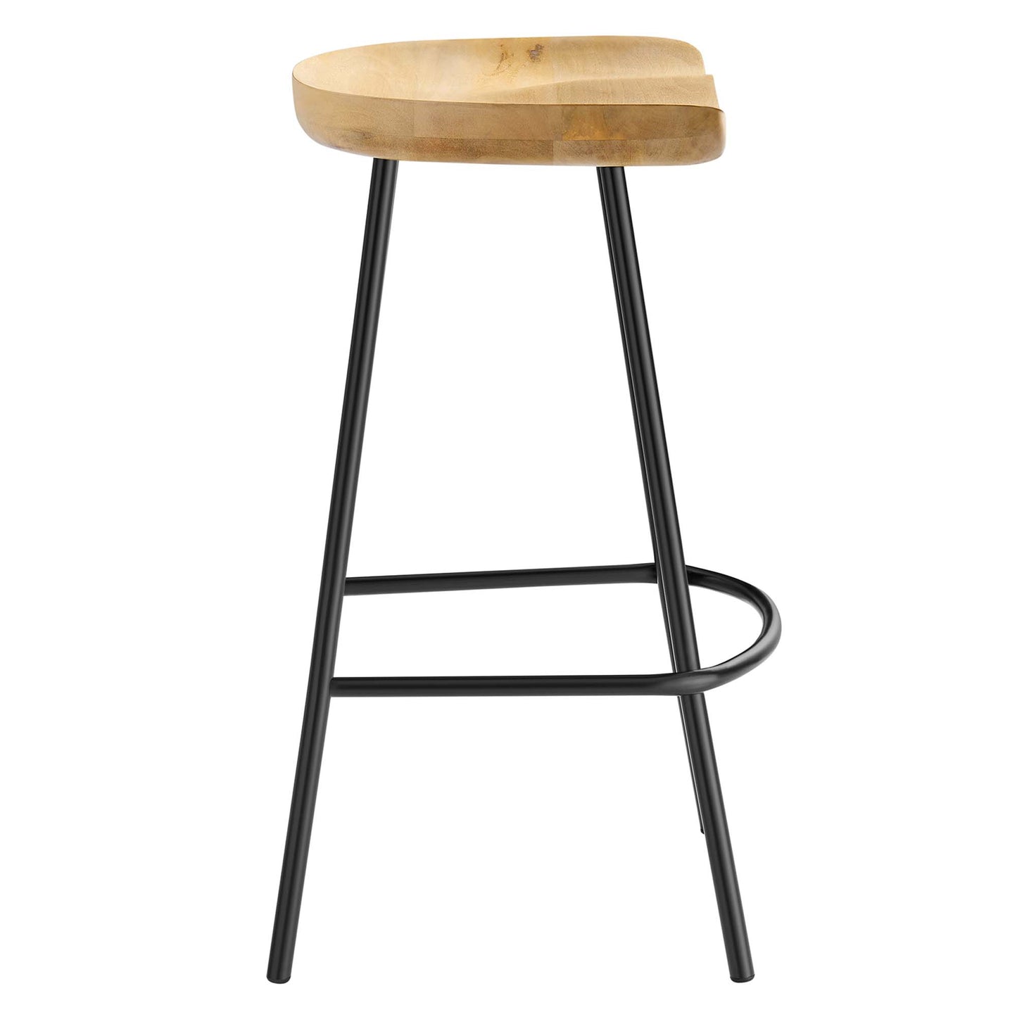 Concord Backless Wood Counter Stools Set of 2 by Furniture For America