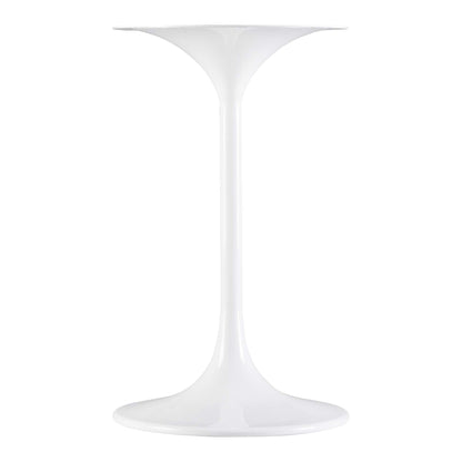 Lippa 20" Round Faux Travertine Side Table by Furniture For America