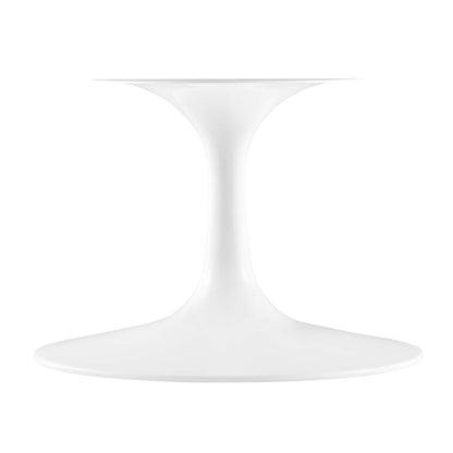 Lippa 36" Round Faux Travertine Coffee Table by Furniture For America