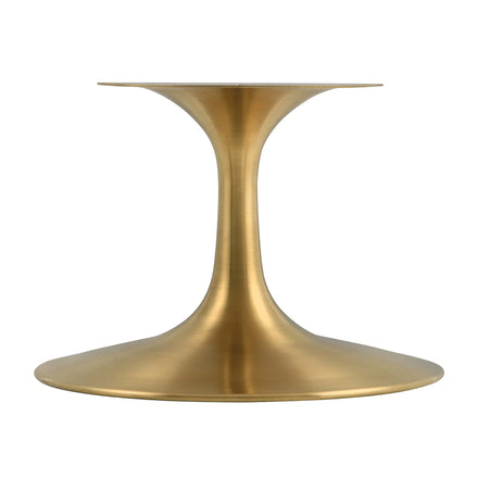 Lippa 36" Round Faux Travertine Coffee Table in Gold Travertine