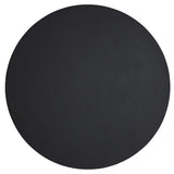 Canopy Round Concrete Coffee Table in Black
