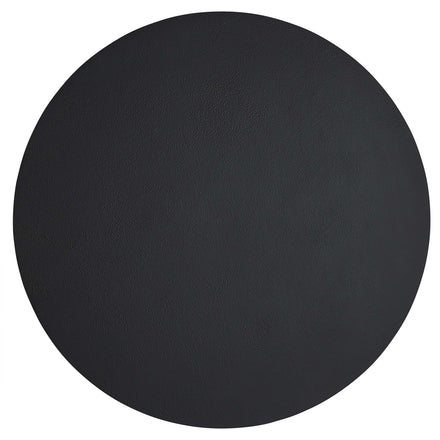 Caspian Round Concrete Coffee Table in Black