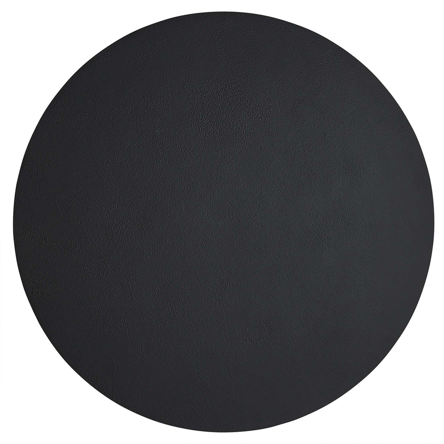 Canopy Round Concrete Coffee Table in Black