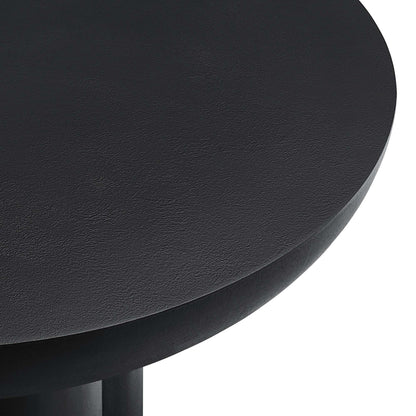 Caspian Round Concrete Coffee Table by Furniture For America