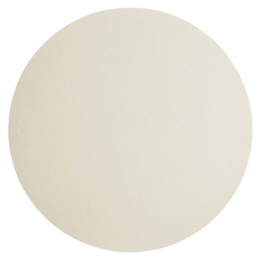 Canopy Round Concrete Coffee Table in White