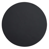 Canopy Round Concrete Side Table in Black