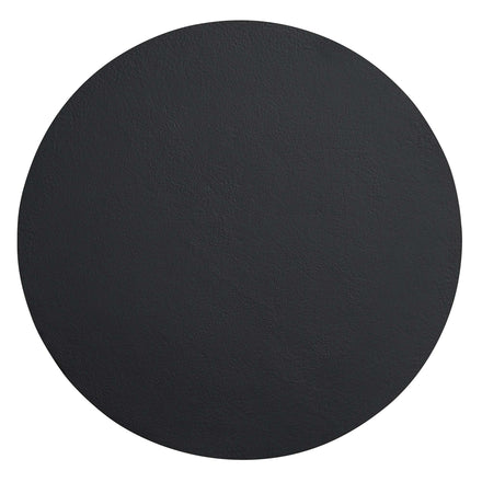 Caspian Round Concrete Side Table in Black