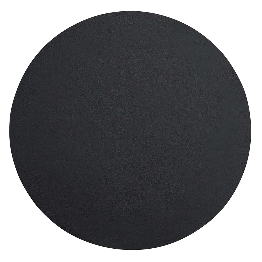 Canopy Round Concrete Side Table in Black