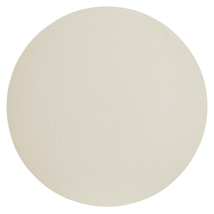Caspian Round Concrete Side Table in White