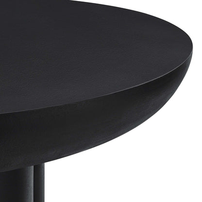 Caspian 40" Round Concrete Dining Table by Furniture For America
